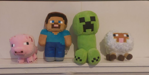Minecraft official plush 4 - plush, x