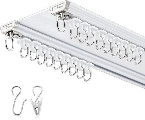 Adjustable double curtain - adjustable,