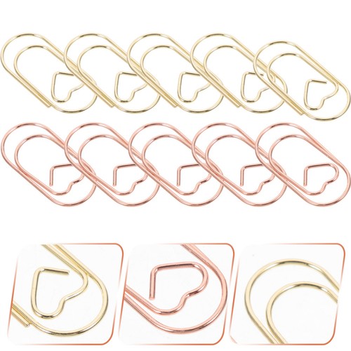 30pcs heart shaped - heart, clips