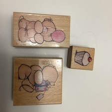 Forever Friends Wooden Stamp Blocks set of three