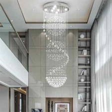 Spiral Crystal Chandelier