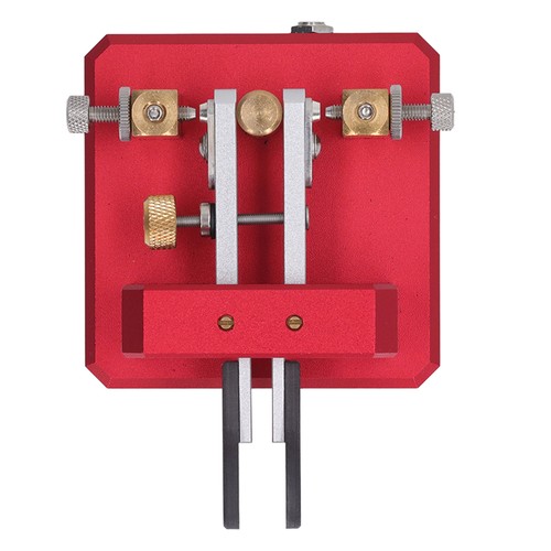 Red morse code key paddle - red,