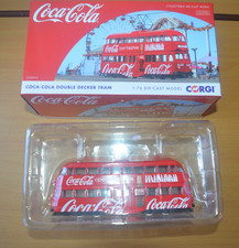 Corgi CC43515 Coca Cola Double Decker Tram Boxed