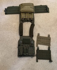 Airsoft Molle plate carrier RPC Clone With Plates & Placards