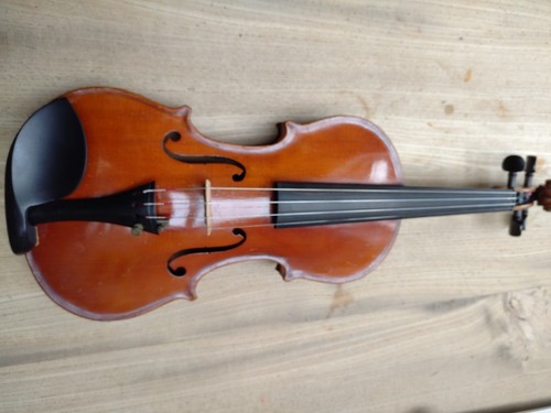 Old violin restored new - violin.,