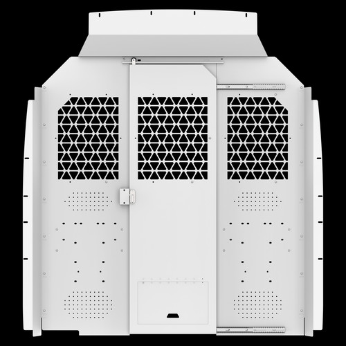 White cargo van partition - van,