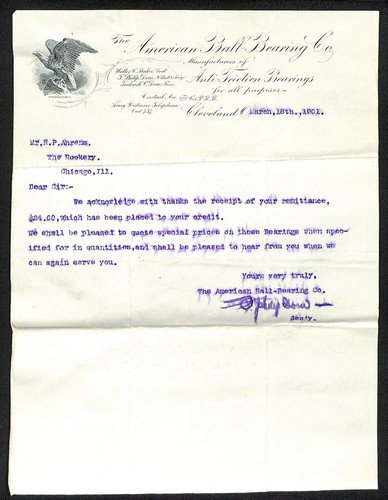 1901 american ball - 1901, co