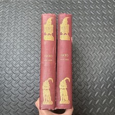 ANTIQUE BOUND VOLUMES  OF