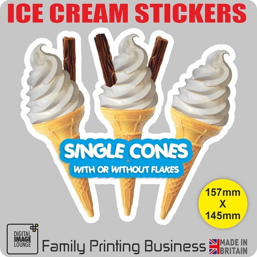 Ice cream van stickers - ice,