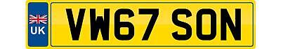 Watson private number plate - private,