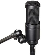 Audio Technica AT-2020 Cardioid Condenser Microphone for Studio - AT2020 XLR