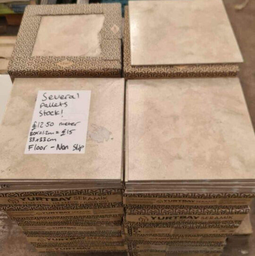 Ceramic gold beige - beige, floor