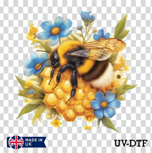 Floral bee honey - bee, uv