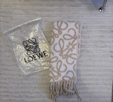 Beige Loewe Unisex Scarf