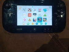 REPLACEMENT GENUINE OFFICIAL BLACK NINTENDO WII U GAMEPAD ONLY