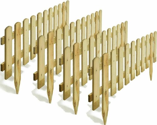 4pc wooden picket - 4pc, panels