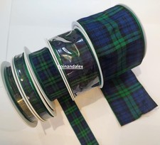 Black watch tartan ribbon - watch,