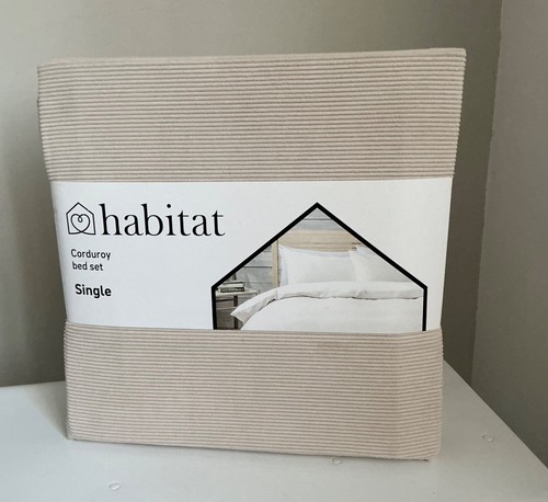 Habitat beige ribbed corduroy - habitat,
