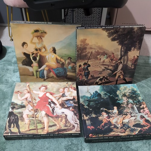 Vintage jigsaw puzzles bundle - puzzles,