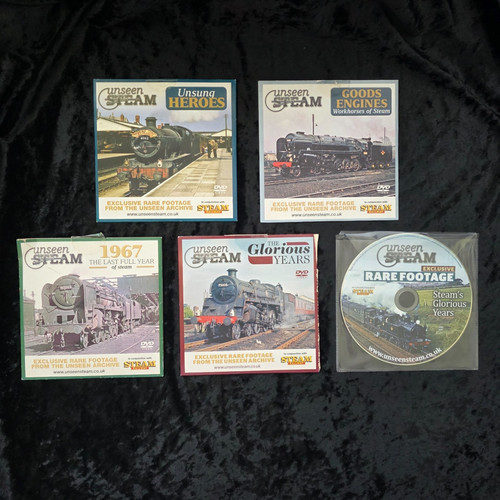 Unseen steam railway dvds - unseen,