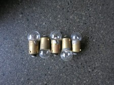 5 x Clear 6.3v Bayonet Bulb