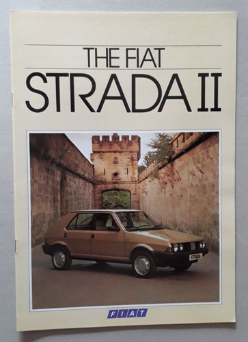 Fiat strada brochure 1984 - fiat,