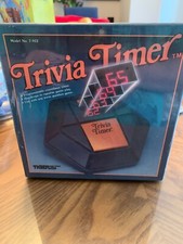 Trivia Timer Tiger Toys 1984