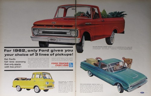 1962 ford pickup truck - 1962,