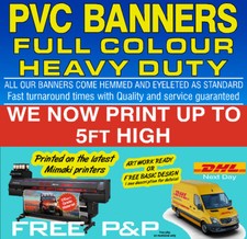 PRINTED PVC VINYL BANNERS - OUTDOOR ADVERTISING SIGNS SHOP - BANNER PRINTING