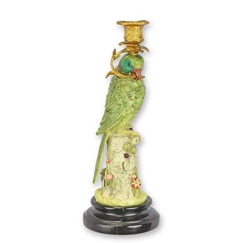 Candle holder bronze porcelain - holder,
