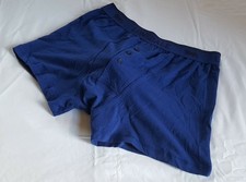 MENS LONSDALE TWILIGHT BLUE BOXER SHORTS - PACK OF 2 - BUTTON FLY - SIZE XL