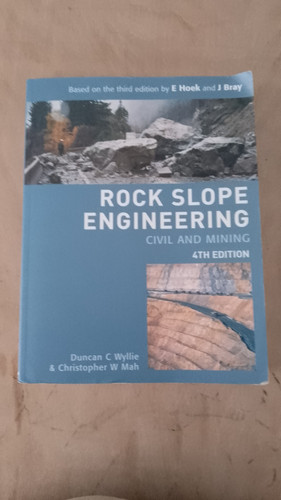 Rock slope engineering civil - slope, :