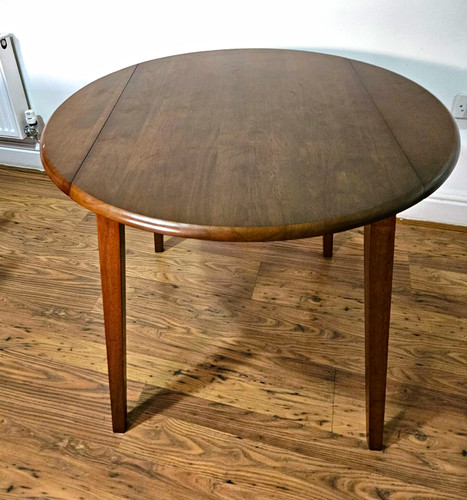Wood drop leaf round - leaf,