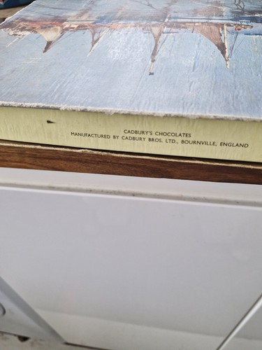 Vintage empty choclate box - choclate,