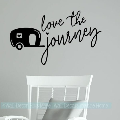 Camper art stickers love the - love,