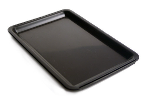 Black plastic tip - plastic, tray,