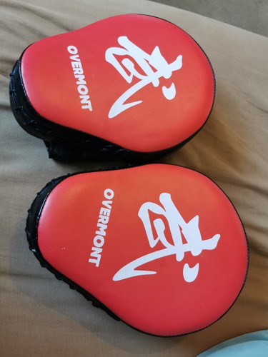 Curved boxing punch mitts - boxing,