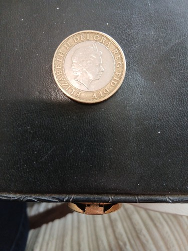 Rare misprint pound coin - misprint,