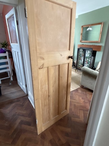 Stripped 1930s door - , with
