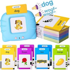 510 WORD TALKING FLASH CARDS EARLY LEARNING TOY 2-6 TODDLER CHILD PRESCHOOL BLUE