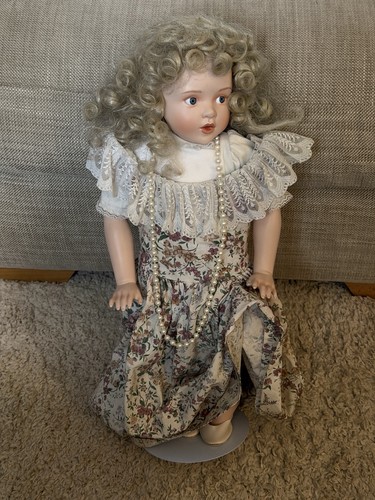 1991 vintage porcelain - porcelain, doll