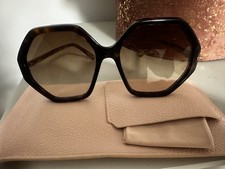 chloe sun glasses hexagonal