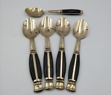 Vintage teaspoons brass and