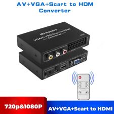 Scart+VGA+AV to HDMI converter