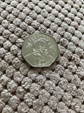 2017 GIBRALTAR UNCIRCULATED 50P COIN SANTA CLAUS FATHER CHRISTMAS