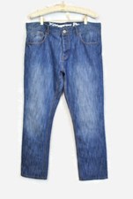 Men's Kangaroo Poo Denim Blue Tapered Leg Classic Jeans Possible Size 38