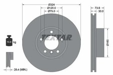 2x Brake disc internally