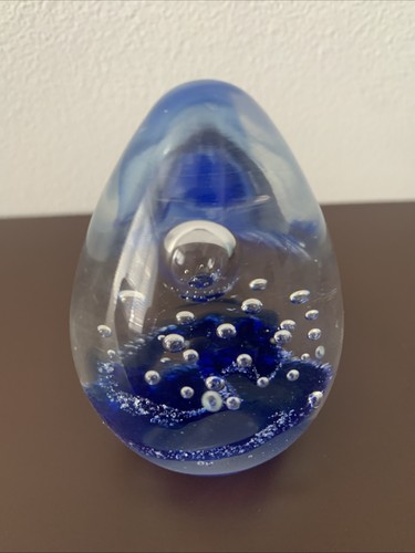 Hand blown small - glass, egg