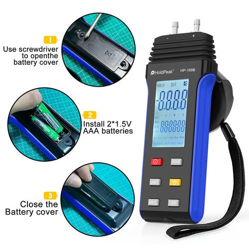 Dual port digital - port, manometer