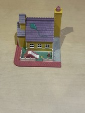 Polly Pocket 1993 Yellow House by Bluebird – Working Lights, Vintage Playset